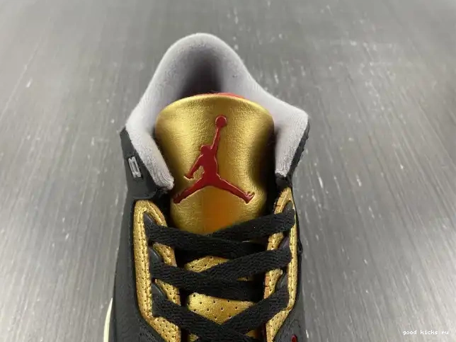 Rep Air CK9246-067 3 Jordan Gold Black WMNS 0323